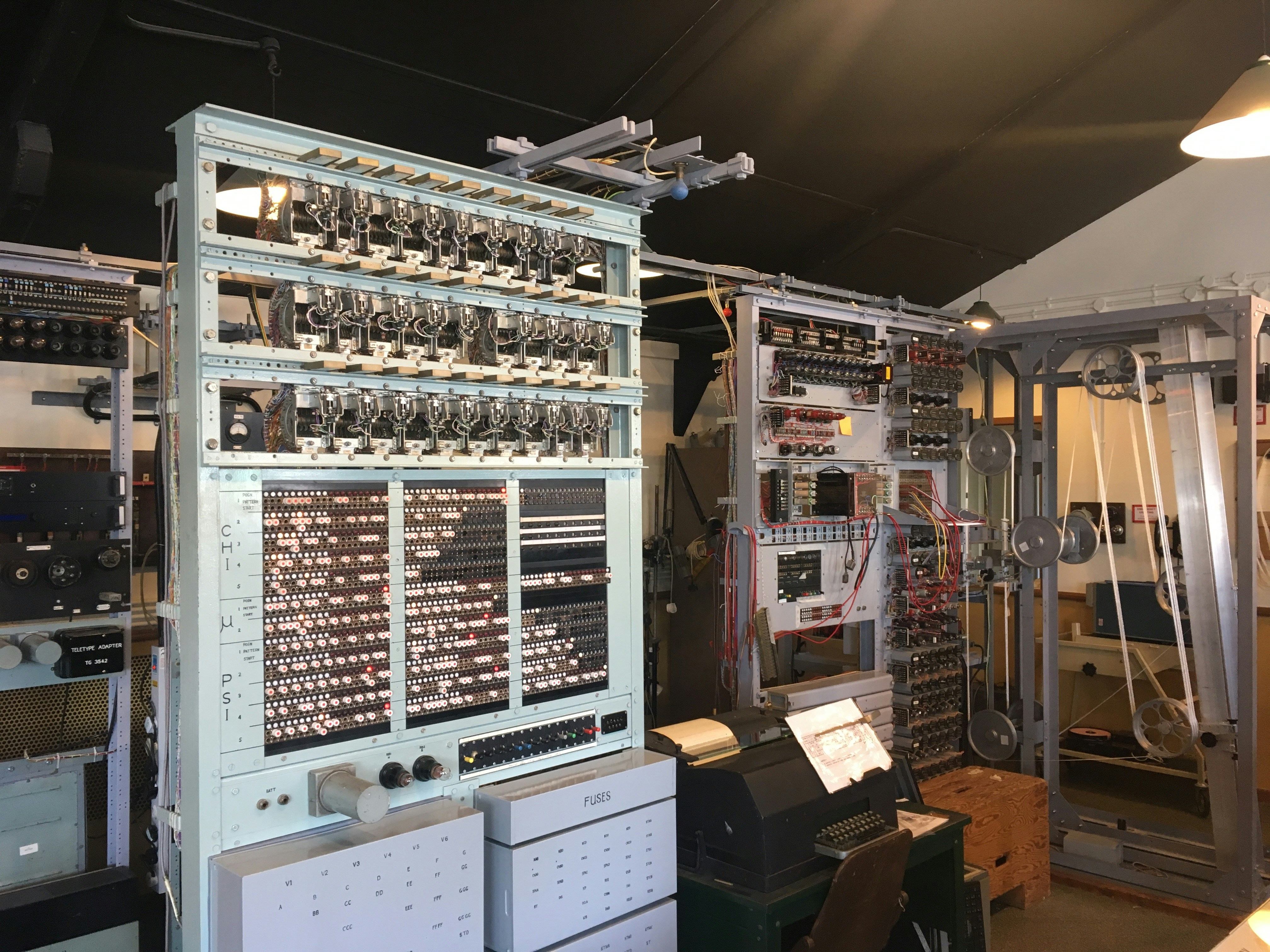 Colossus machine at Bletchley Park