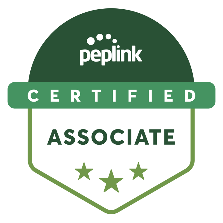 Peplink Certified Associate badge